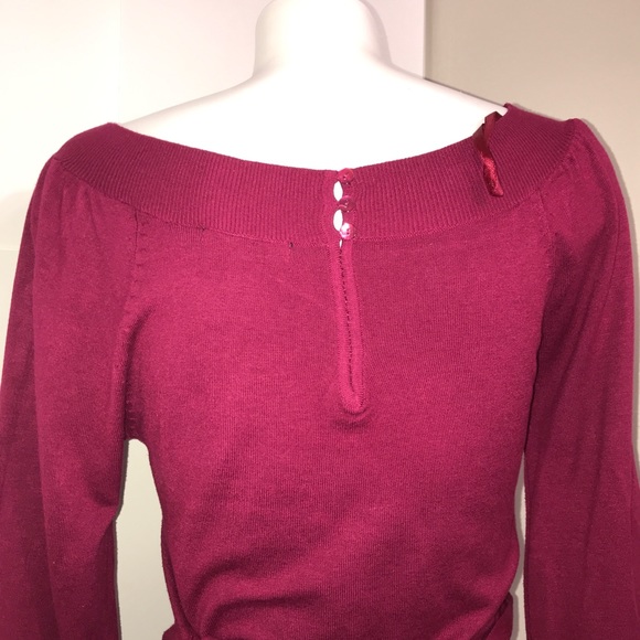 Atmosphere Plumberry MixBlend Full Sleeved Sweater - Picture 10 of 14